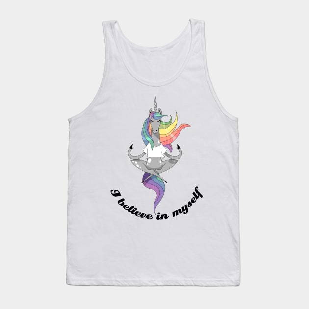 yoga unicorn Tank Top by gh30rgh3